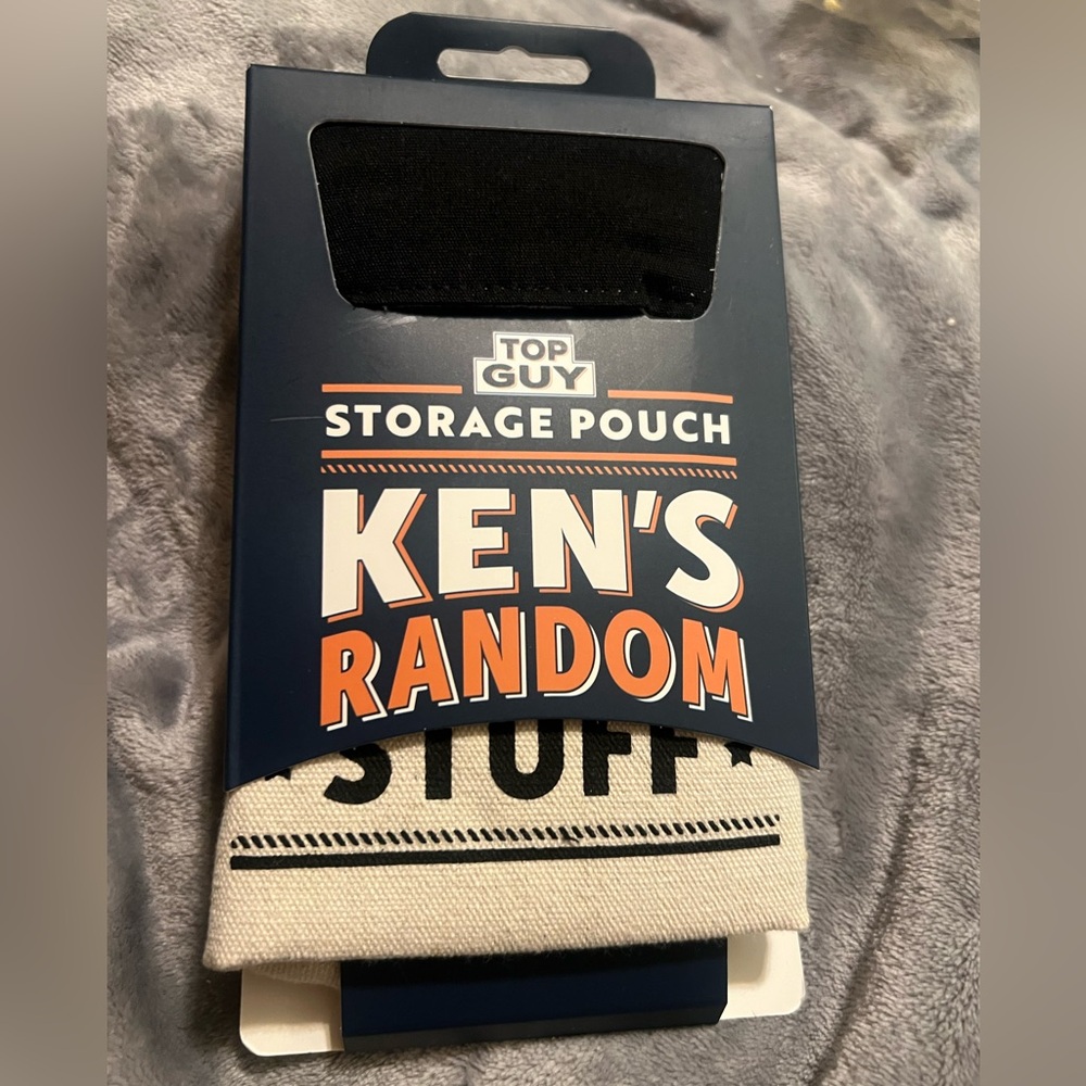 Top Guy Ken’s Random Personalized Polyester/Cotton Storage Pouch, new in package
